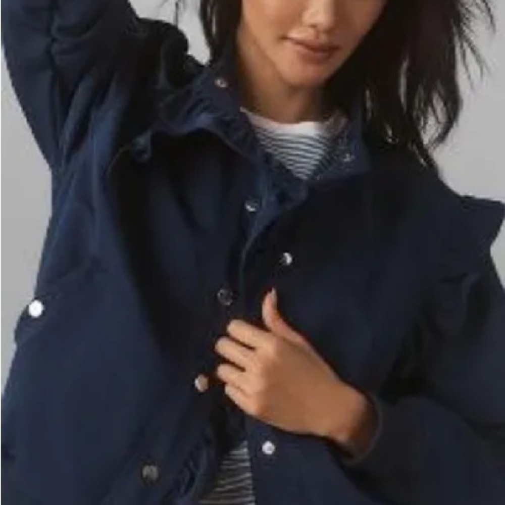 Maeve Midnight Blue Utility Jacket